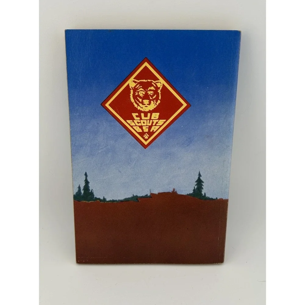 Vintage Bear Cub Scout Handbook, 1954, Soft‎ cover, BSA, America